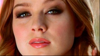 Holly Randall — Pale busty babe masturbates in beautiful garden