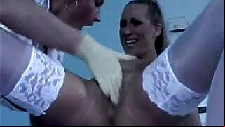 Busty Nurses Finger Banged